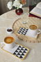 Hermia Juego de tazas de café Multicolor (4 piezas)